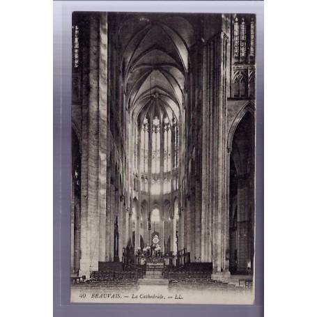 60 - Beauvais - La Cathédrale - Voyagé - Dos divisé