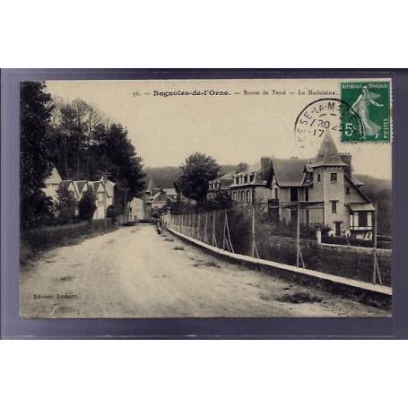 61 - Bagnoles-de-l'Orne - route de Tessé - La Madeleine - Voyagé - Dos divisé