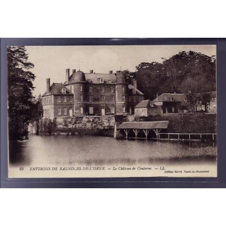 61 - Environs de Bagnoles-de-l'Orne - le château de Couterne - Voyagé - Dos d