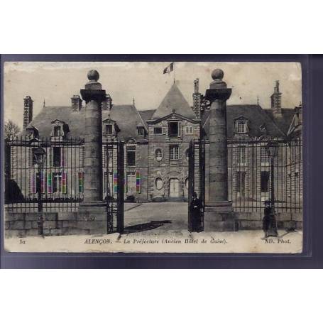 61 - Alençon - La Préfecture - ancien Hôtel de Guise - Voyagé - Dos divisé