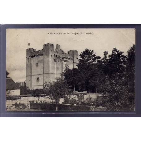 61 - Chambois - Le Donjon XIIe siècle - Voyagé - Dos divisé