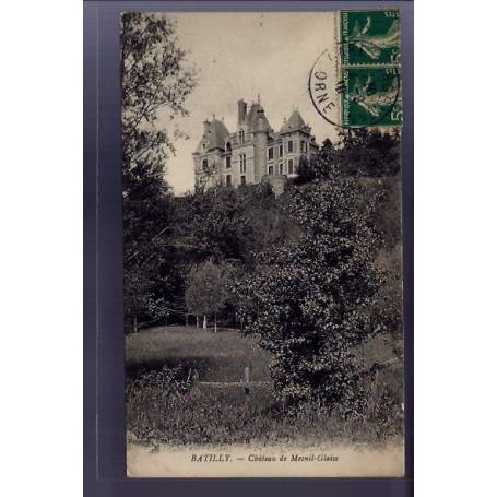 61 - Batilly - Château de Mesnil-Glaise - Voyagé - Dos divisé