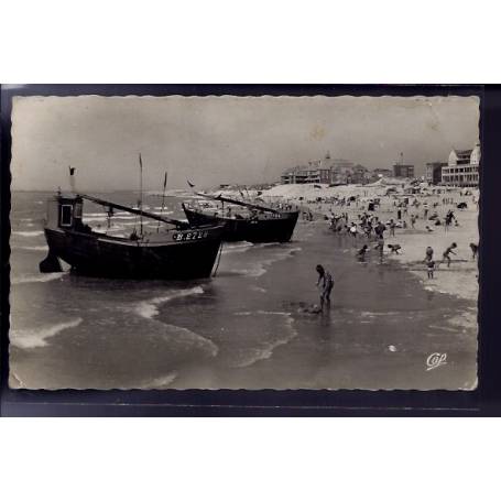 62 - Berck-Plage  - la plage à marée montante - Voyagé - Dos divisé