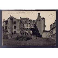 63 - Environs de Chatelguyon-Chazeron - le château - Voyagé - Dos divisé