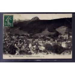 63 - Le Mont-Dore - vue générale et le Capucin - Voyagé - Dos divisé