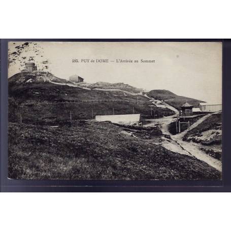 63 - Puy de Dôme - l' arrivée au sommet - Voyagé - Dos divisé