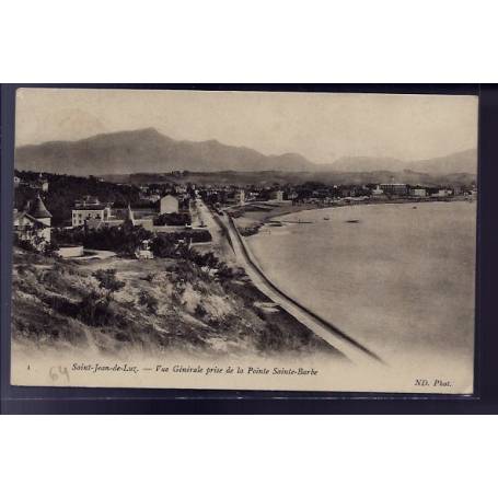 64 - Saint-Jean-de-Luz - Vue générale prise de la pointe Sainte-Barbe - Voyag