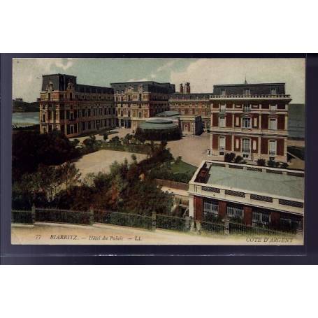 64 - Biarritz - Hôtel du Palais - Voyagé - Dos divisé