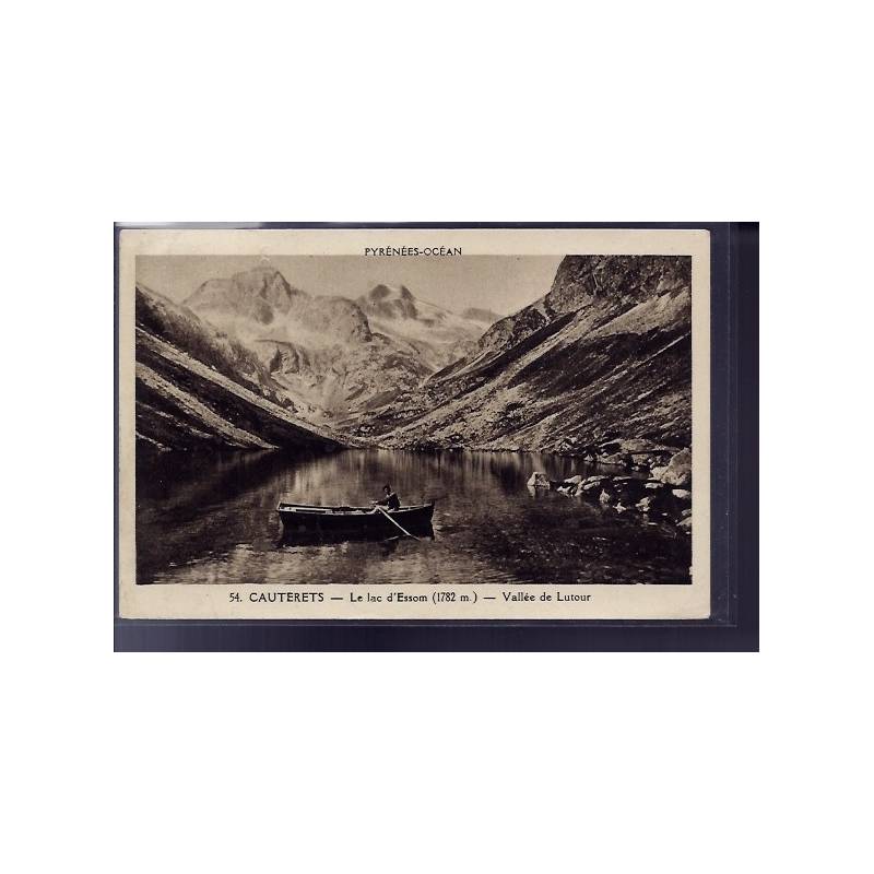 65 - Cauterets - le lac d' Essom - vallée de Lutour - Voyagé - Dos divisé