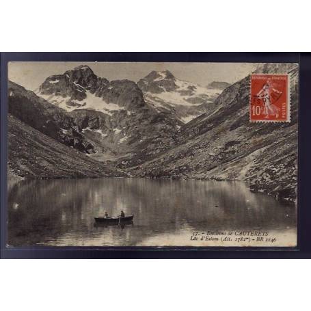 65 - Environs de Cauterets - Lac d' Estom - Voyagé - Dos divisé