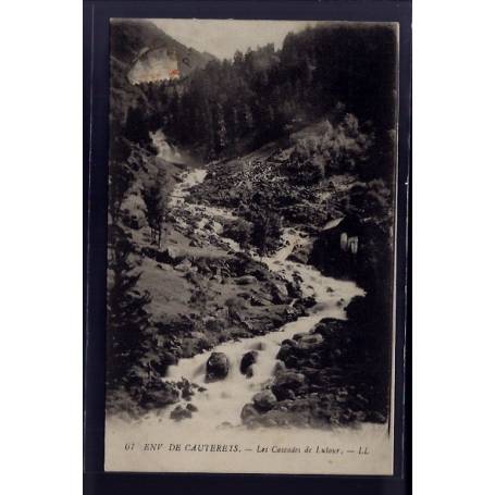 65 - Environs de Cauterets - Les cascades de Lutour - Voyagé - Dos divisé