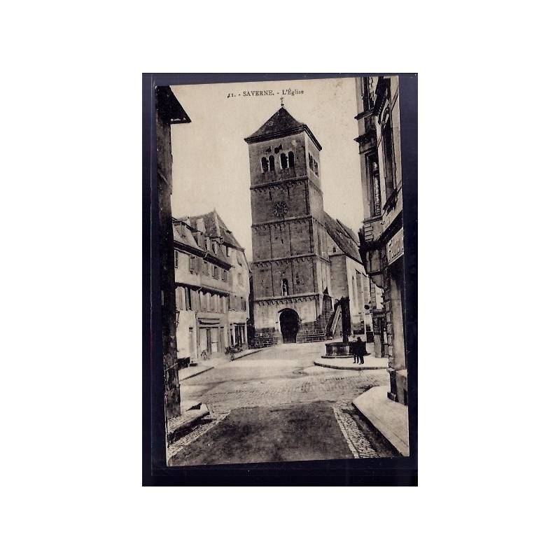 67 - Saverne - l' église - Non voyagé - Dos divisé