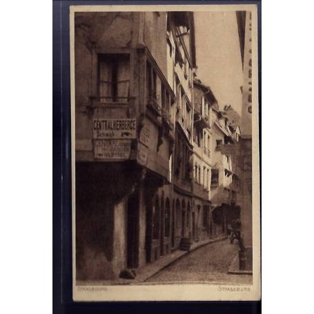 67 - Strasbourg - rue piétonne de la ville - Non voyagé - Dos divisé