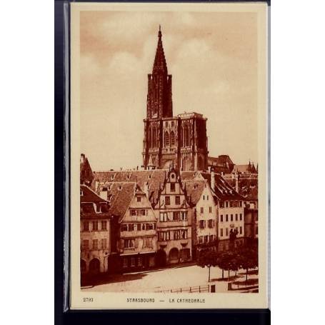 67 - Strasbourg - la Cathédrale - Non voyagé - Dos divisé