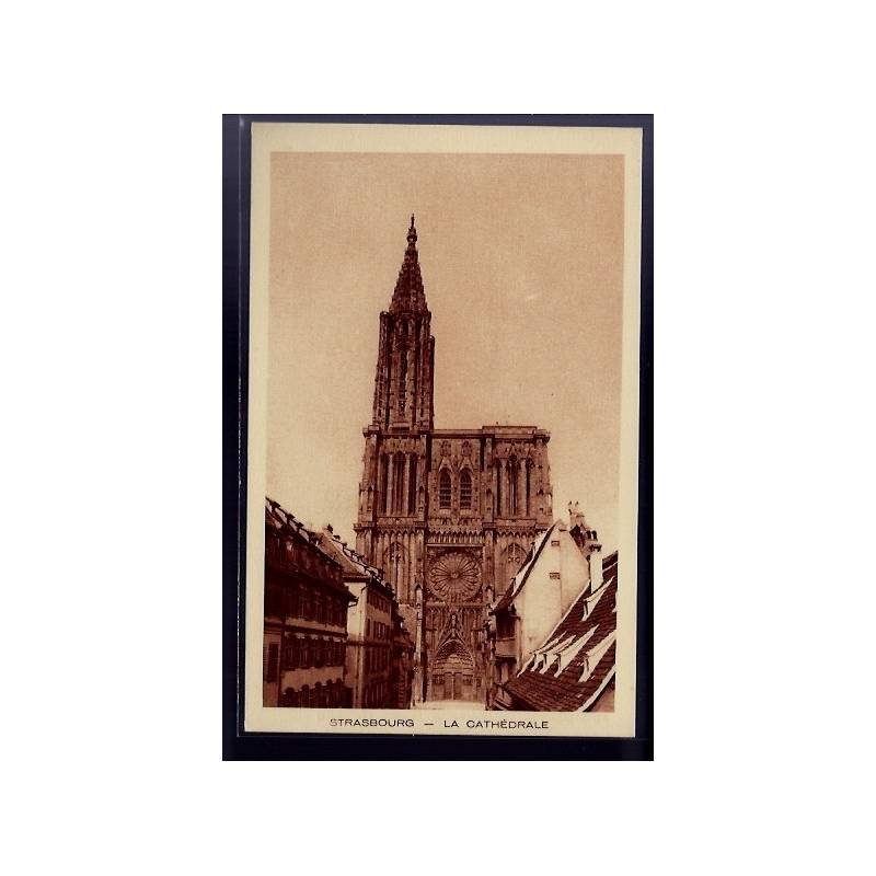 67 - Strasbourg - la Cathédrale - Non voyagé - Dos divisé