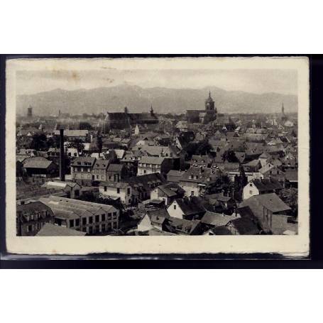 68 - Colmar - Vue générale - Voyagé - Dos divisé