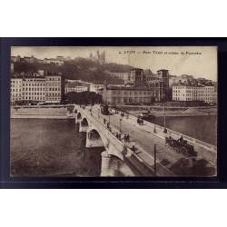 69 - Lyon - Pont Tilsitt et coteau de Fourvière - Voyagé - Dos divisé