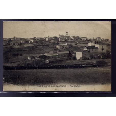 69 - Saint-Genis-les-Ollières - vue générale - Voyagé - Dos divisé