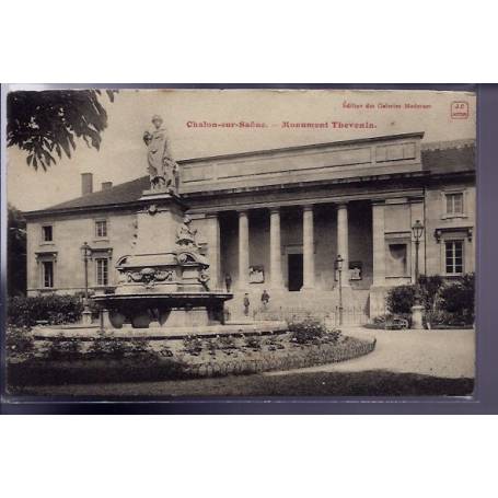 71 - Chalon-sur-Saône - Monument Thevenin - Voyagé - Dos divisé