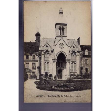 71 - Autun - La chapelle du Saint-Sacrement - Voyagé - Dos divisé