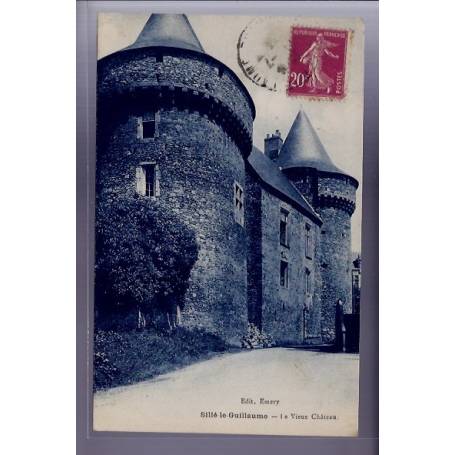 72 - Sillé-le-Guillaume - Le vieux château - Voyagé - Dos divisé