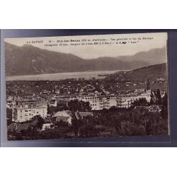 73 - Aix-les-Bains - Vue générale et lac du Bourget - Non voyagé - Dos divisé