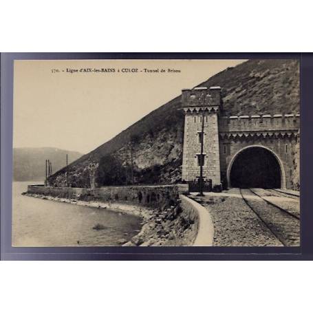 73 - Ligne d' Aix-les-Bains à Culoz - Tunnel de Brison - Non voyagé - Dos div