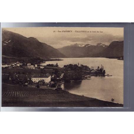 74 - Lac d' Annecy - Talloires et bout du lac - Non voyagé - Dos divisé