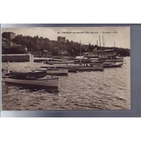 74 - Thonon-les-Bains - Le Port - Non voyagé - Dos divisé