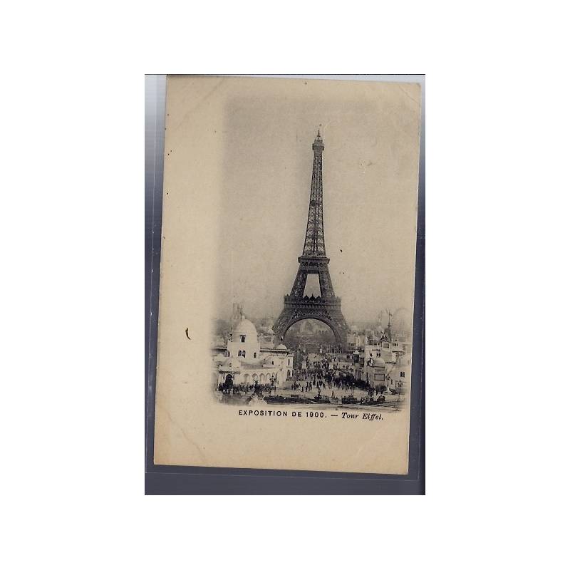 75 - Paris - Exposition de 1900 - Tour Eiffel - Non voyagé - Dos non divisé