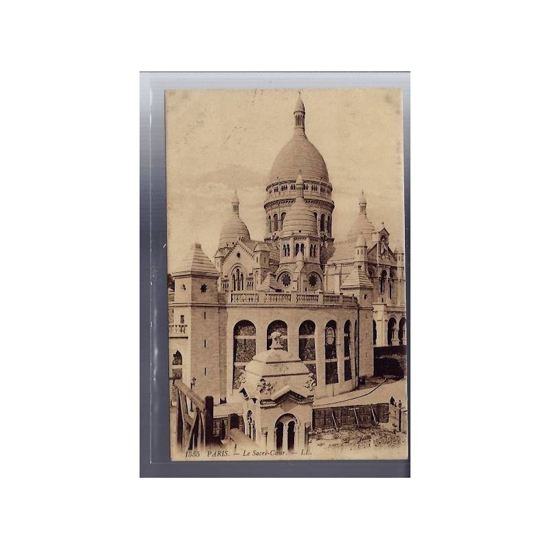 75 - Paris - Le Sacré-Coeur - Voyagé - Dos divisé