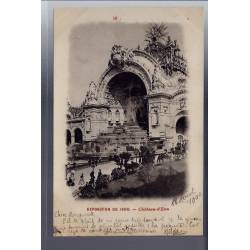 75 - Paris - Exposition de 1900 - Château d' Eau - Voyagé - Dos non divisé