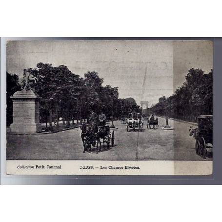 75 - Paris - les champs Elysées - Non voyagé - Dos divisé