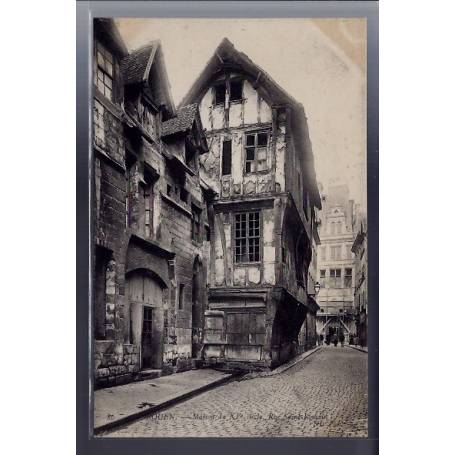 76 - Rouen - Maison du XVe siècle - rue Saint-Romain - Non voyagé - Dos div