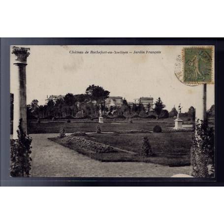 78 - Rochefort-en-Yvelines - le château - jardin Français - Voyagé - Dos di