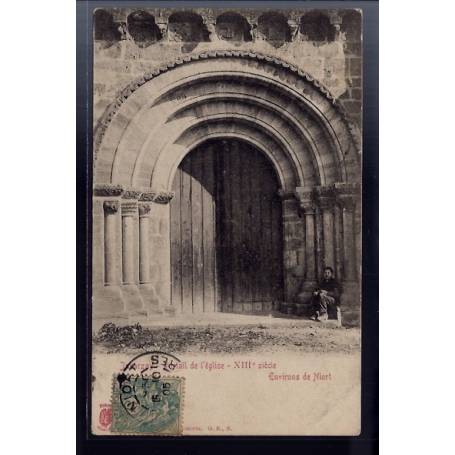 79 - Environs de Niort - Javarzay - Portail de l' église - XIIIe siècle - V