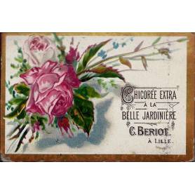 Chromo - Chicorée Extra La Belle Jardinière - Fleurs III - Beriot - Li