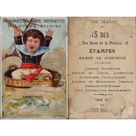 Chromo - Au paradis des Dames - H. Lavant - Etampes - Matelot - A la g