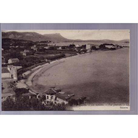 83 - Toulon - Les sablettes - vue générale - Voyagé - Dos divisé