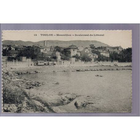 83 - Toulon - Mourrillon - Boulevard du Littoral - Non voyagé - Dos divisé