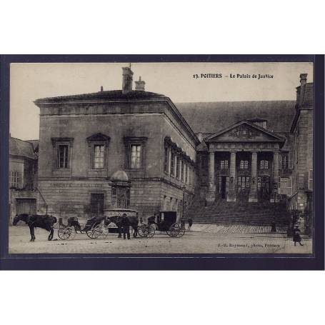 86 - Poitiers - Le Palais de justice - Voyagé - Dos divisé