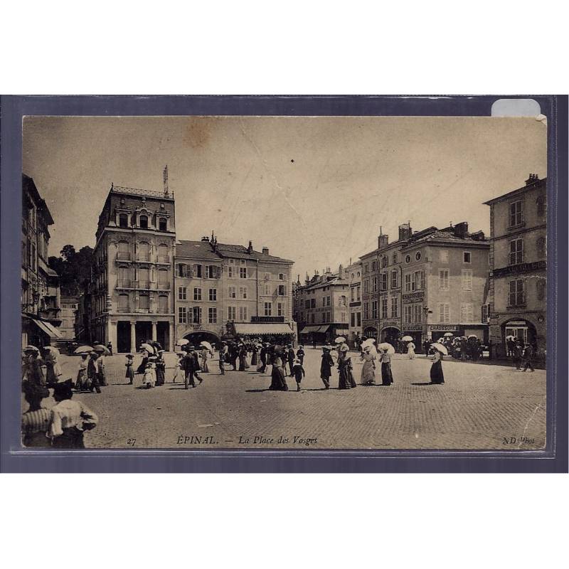 88 - Epinal - la Place des Vosges - Non voyagé - Dos divisé