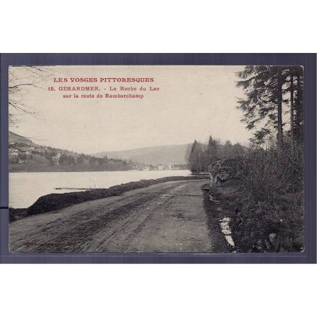 88 - Gérardmer - la roche du Lac sur la route de Ramberchamp - Non voyagé -