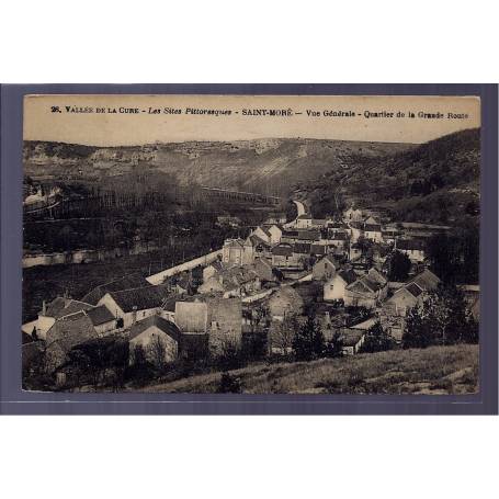 89 - St-Moré - Vallée de la cure - vue générale - quartier de  la Grande ro