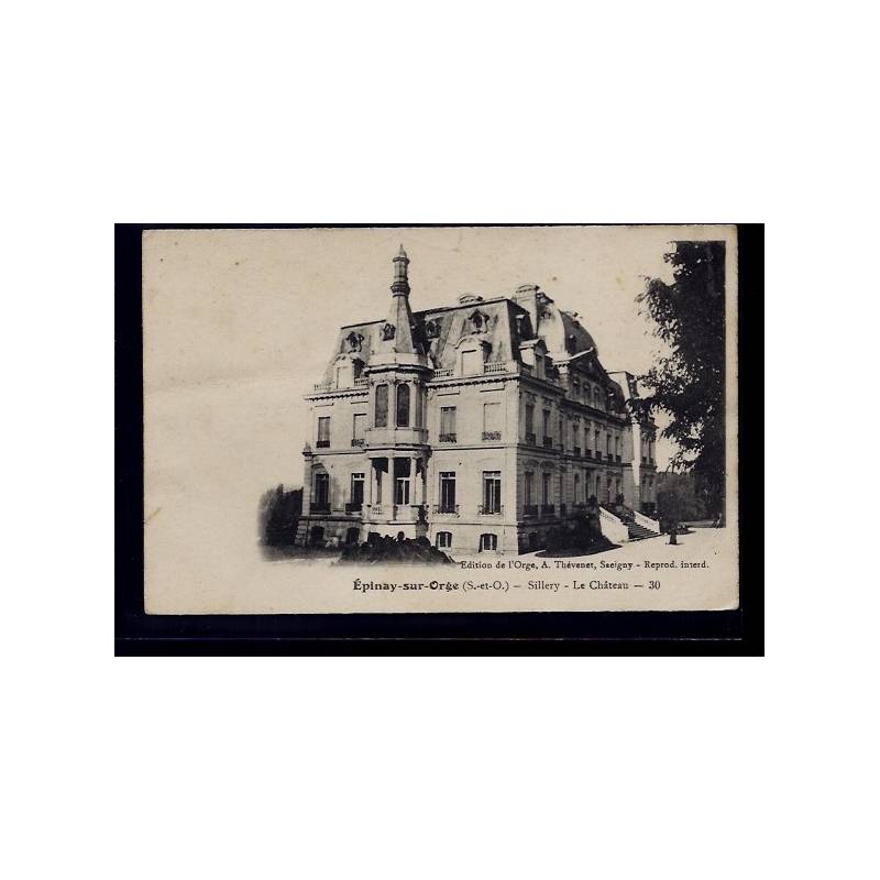 91 - Epinay-sur-Orge - Sillery - le château - Non voyagé - Dos divisé