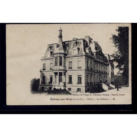 91 - Epinay-sur-Orge - Sillery - le château - Non voyagé - Dos divisé