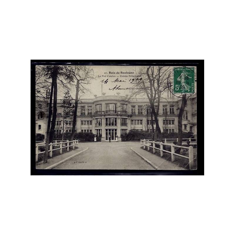 92 - Bois de Boulogne - Le pré Catelan - entrée Principale - Voyagé - Dos d