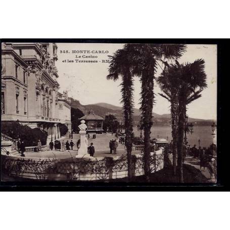 Monaco - Monté-Carlo - le casino et les terrasses - Voyagé - Dos divisé