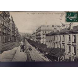 Algérie - Alger - Boulevard Bugeaud et la rue de constantine