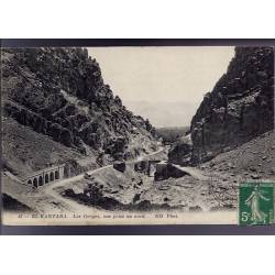 Algérie - El-Kantara - Les gorges vue prise au nord - 1913 